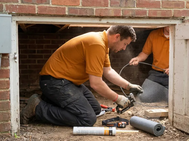 Attic and Crawl Space Rodent Exclusion in Richmond, VA